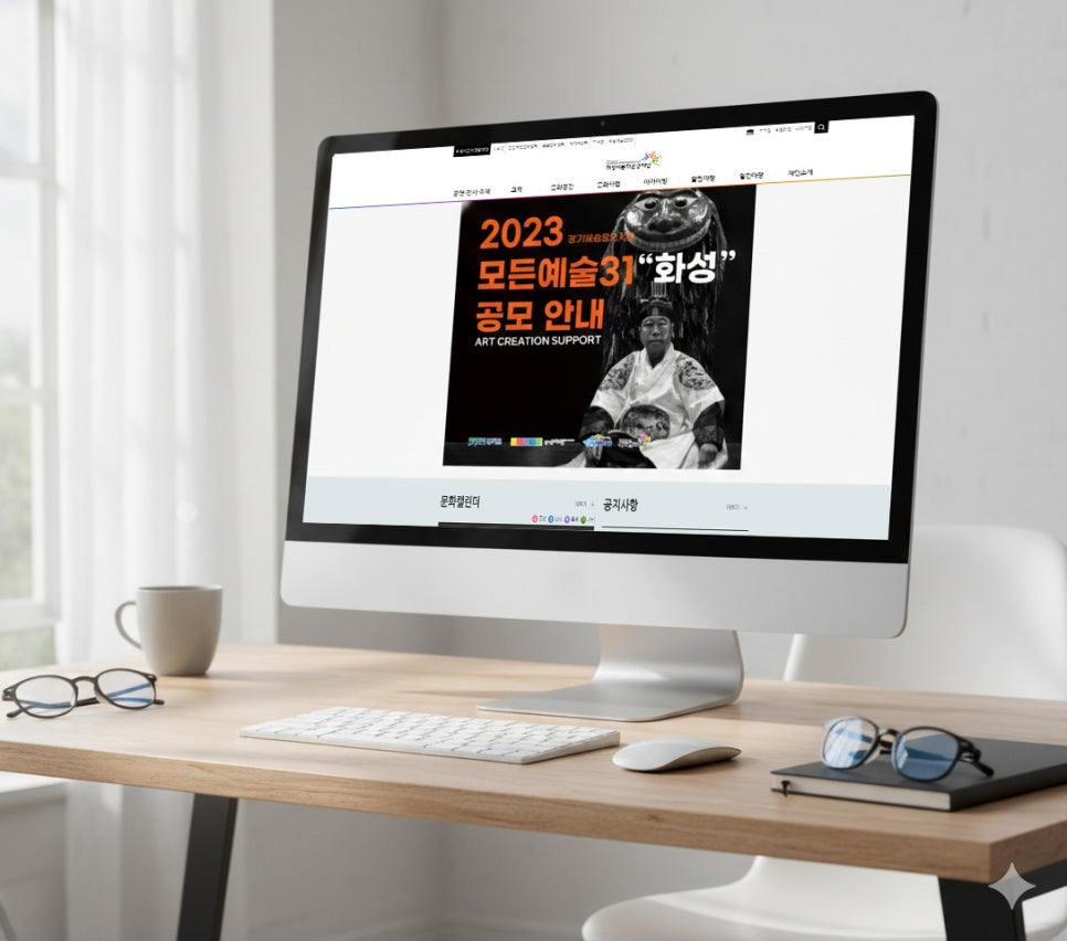화성시 공공기관 포스터 디자인 — 2023 모든예술31 공모 안내 홍보물 5번 이미지 - 공공기관/포스터 디자인타임 제작 사례